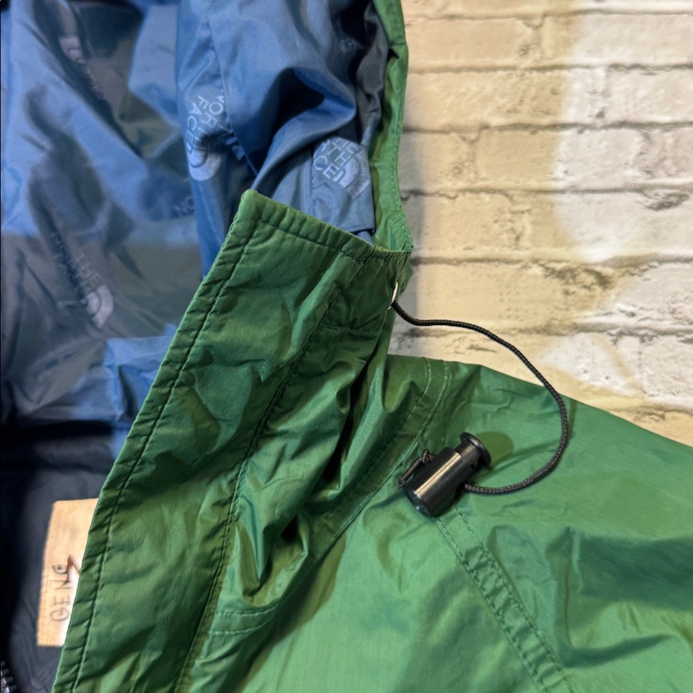 VINTAGE The North Face mens M Medium green Gore-Tex windbreaker rain jacket EUC - Picture 4 of 6